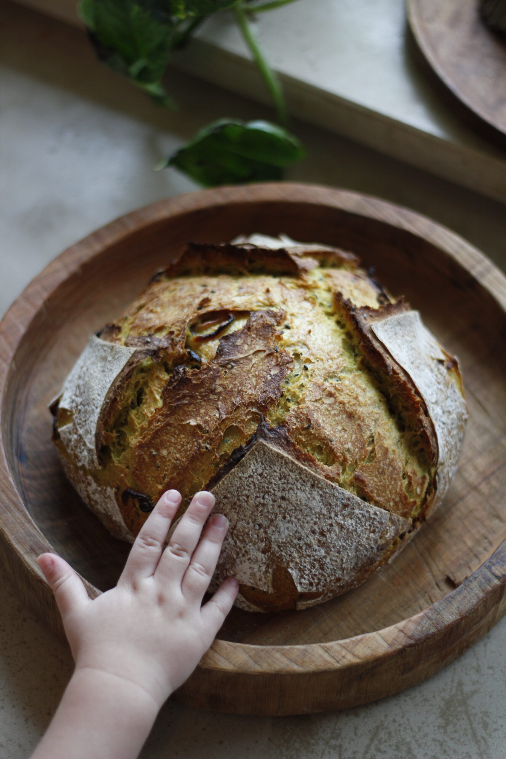 Brot aufgeschnitten